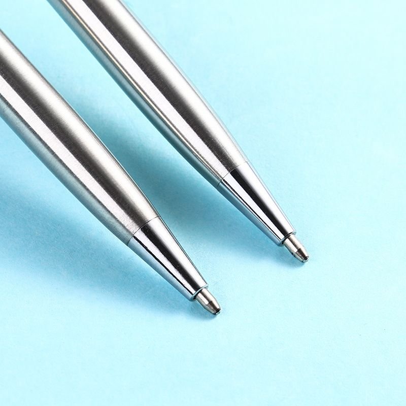 Minimalist Stainless Steel Metal Ballpoint Pen