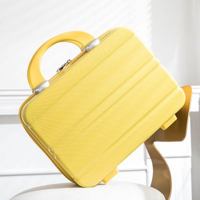 Women Fashion Solid Color Box Type Cosmetic Case