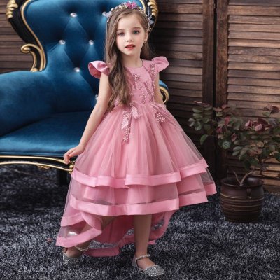 Children Kids Toddlers Girls Birthday Party Performance Princess Mesh Dress