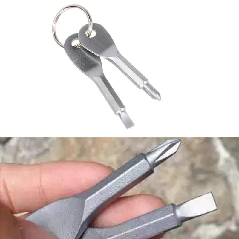 Mini Portable Key Ring Screwdriver