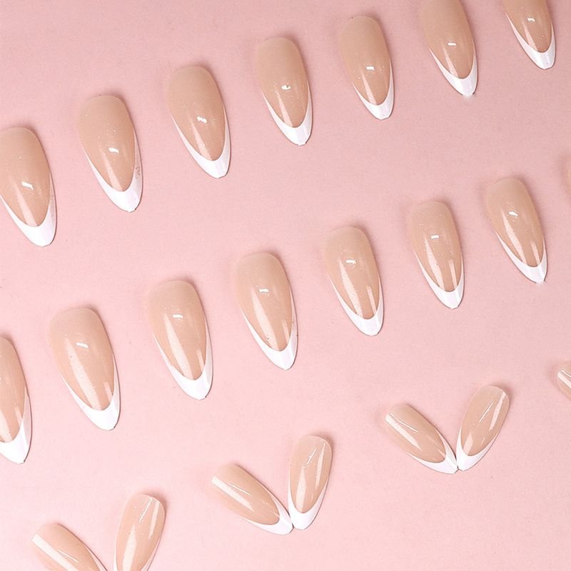 Simple Armor Pearl Powder Aurora Fake Nail Patch
