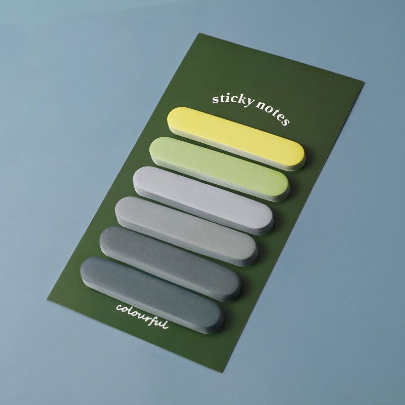 Creative Gradient Morandi Color Index Stickers Stationery