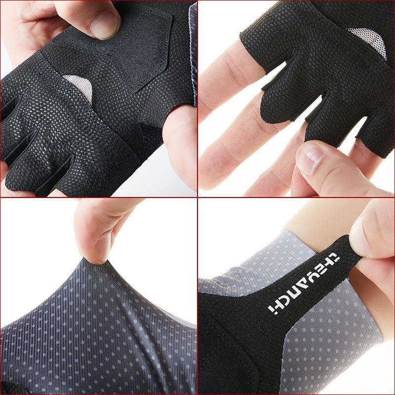 Summer Outdoor Cycling Fishing Non-Slip Half Finger Fitness Sports Gloves