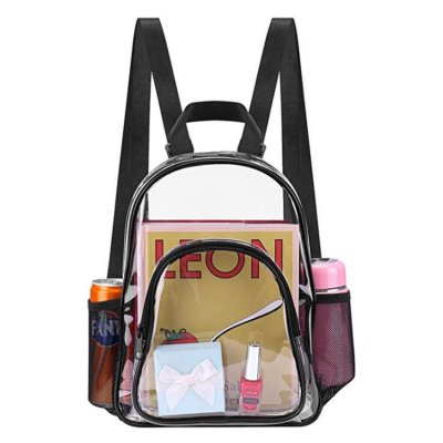 Unisex Fashion Pvc Clear Large-Capacity Backpack