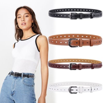 Retro Hollow Design Horseshoe Buckle Belt