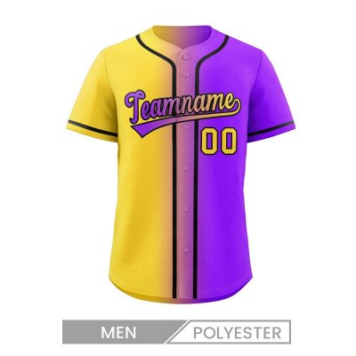 Custom Men Printed Single-Breasted Baseball Jerseys