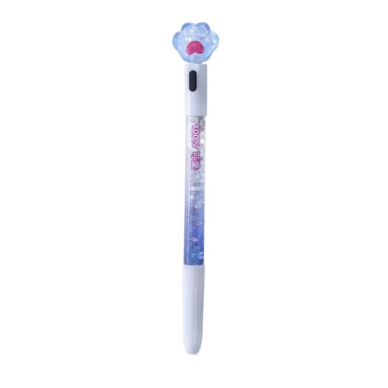 Simple Creative Cute Cat Claw Luminous Quicksand Gel Pen Student Stationery