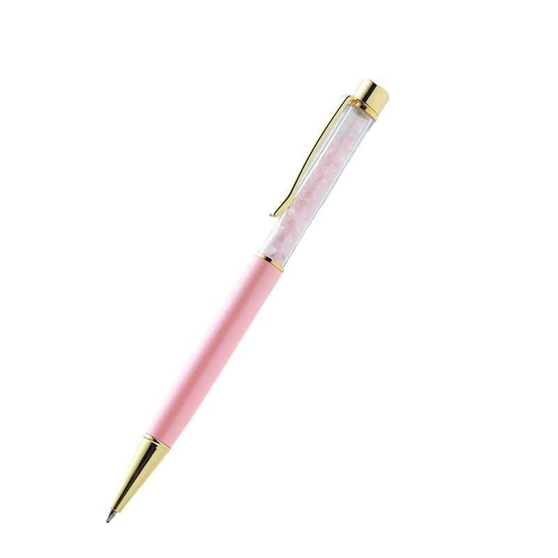 Simple Neutral Natural Crystal Gravel Ballpoint Pen