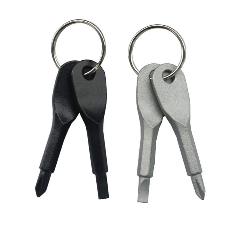 Mini Portable Key Ring Screwdriver
