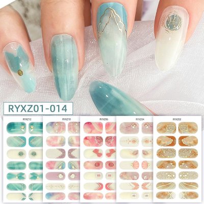 Vintage Twelve Constellation Zodiac Nail Art Stickers