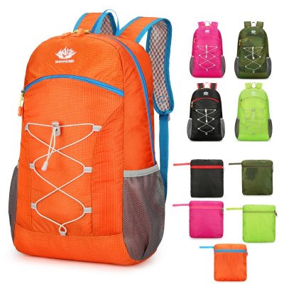 Simple Outdoor Lightweight Multifunctional Foldable Oxford Cloth Large Capacity Mountaineering Backpack