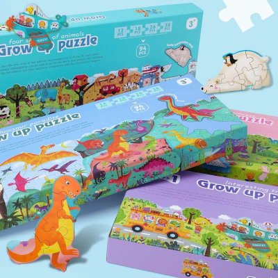 Child Creative Scenes Cartoon Puzzle Toy