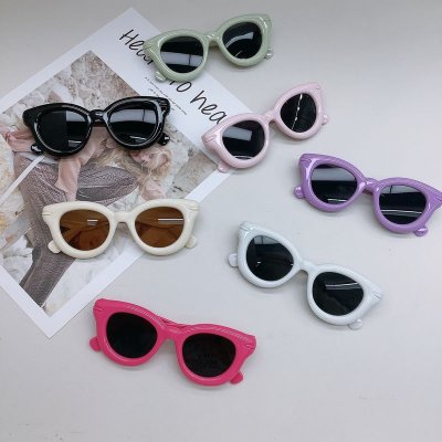 Kids Unisex Fashion Casual Cute Candy Color Sunglasses