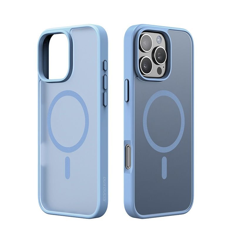 Simple Transparent Magnetic Apple Mobile Phone Protective Case